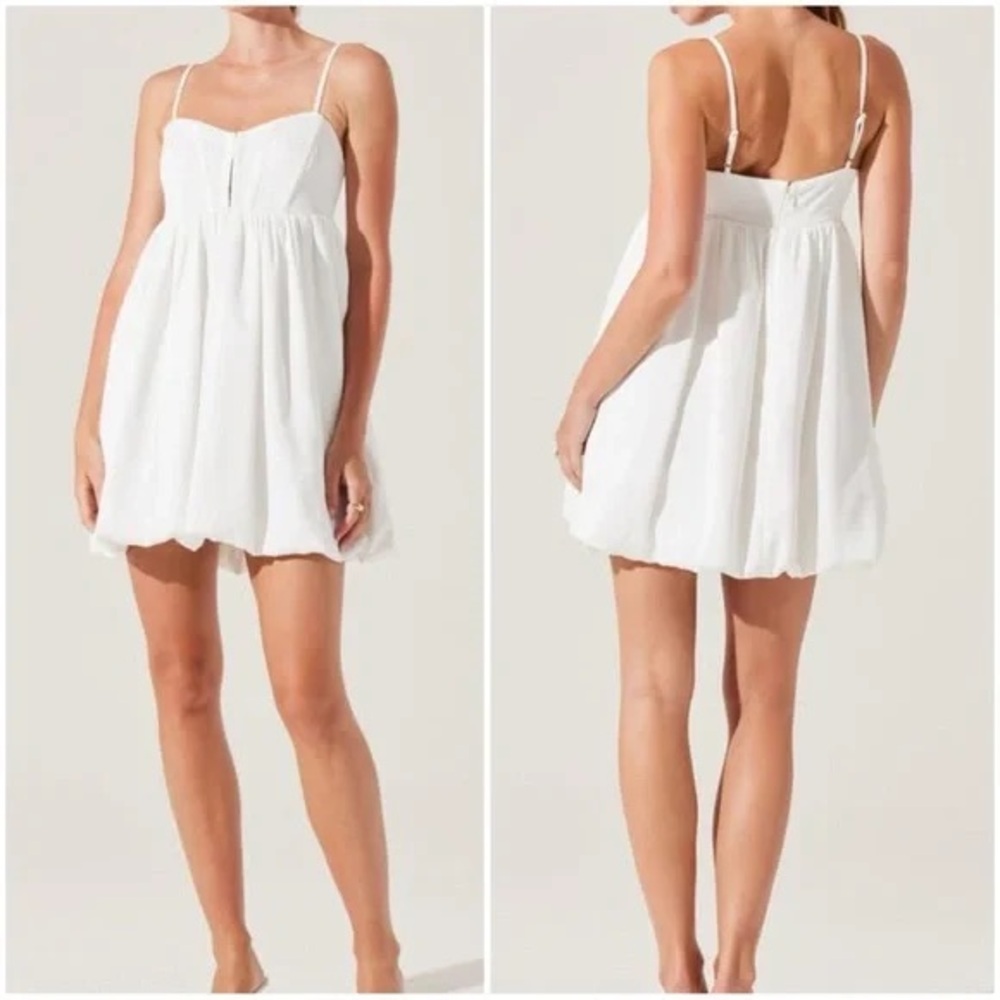 ASTR the Label Bustier Bubble Hem Babydoll Dress